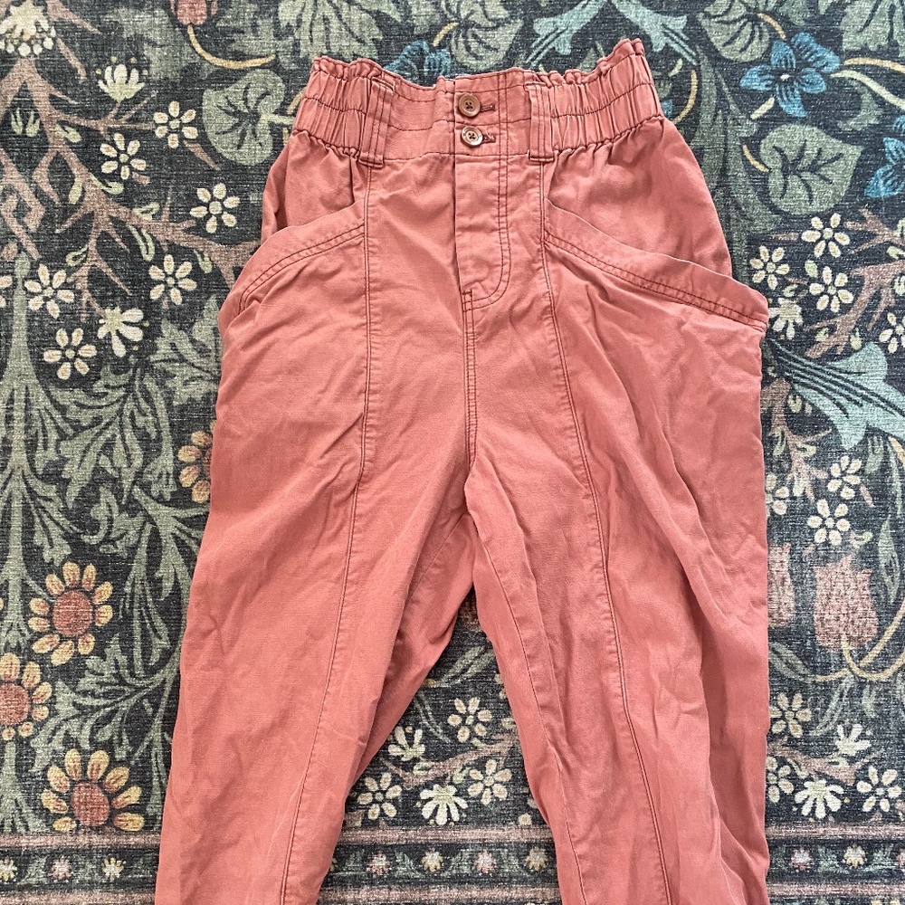 Free People - Pink waistband pants